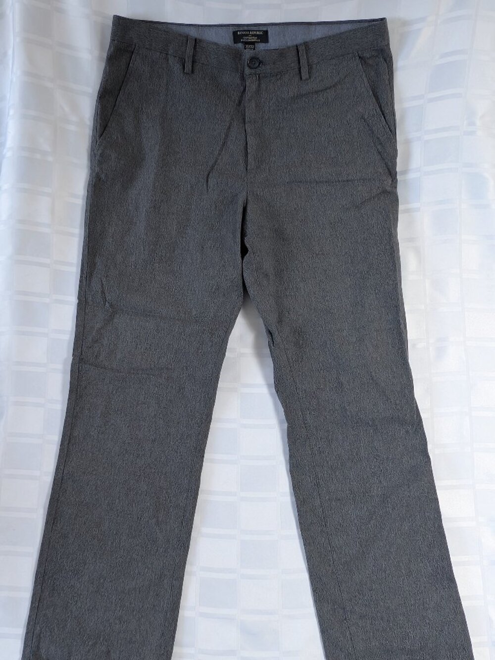 MEN'S BANANA REPUBLIC KENTFIELD PANTS SIZE 35 X 32 GREY CASUAL DRESS WEAR MAN'S
